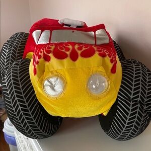 Flame Monster Truck Plush Toy